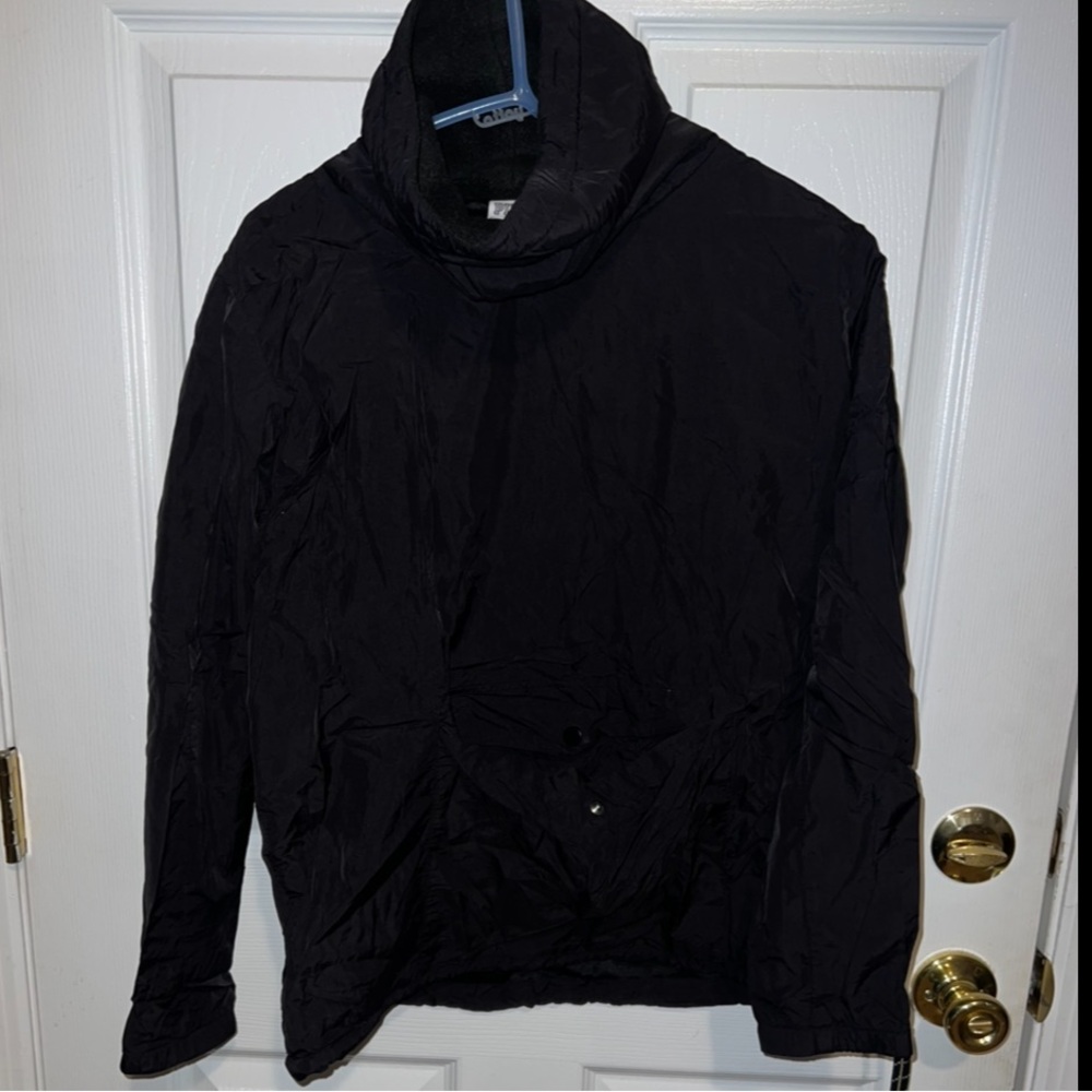 PINK Victoria's Secret Black Textured Jacket with kangaroo pocket